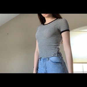 soft and sexy striped top